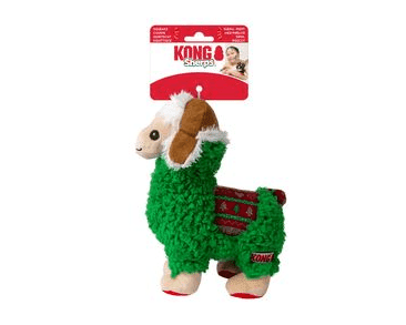 KONG HOLIDAY SHERPS VÁNOČNÍ PLYŠOVÁ LAMA 21CM