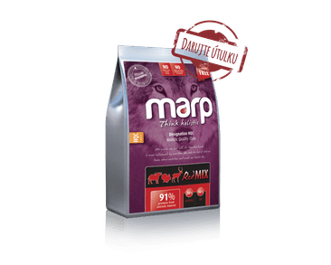 MARP HOLISTIC RED MIX - HOVĚZÍ,KRŮTÍ,ZVĚŘINA BEZ OBILOVIN 12KG 1+1 (ÚTULEK VOŘÍŠKOV)