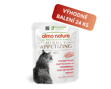 ALMO NATURE HFC HIGHLY APPETIZING - KUŘECÍ FILET 24X50G