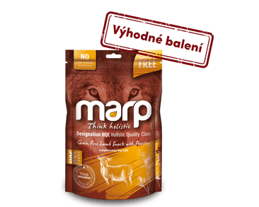 MARP HOLISTIC – JEHNĚČÍ PAMLSKY S PETRŽELÍ BEZ OBILOVIN 10X150G