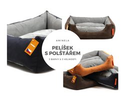 Nové Aminela pelíšky s polštářem