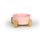 Aminela keramická miska v dřevěném stojanu - růžová 750ml