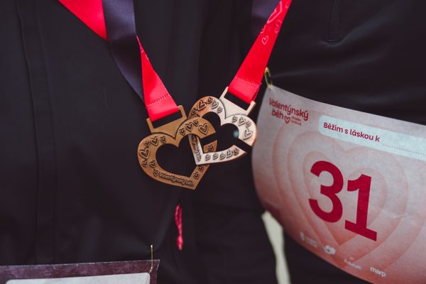 Valentýnský canicross