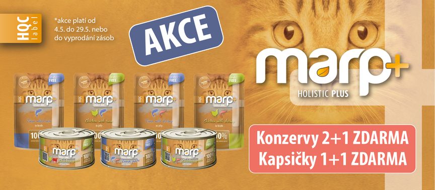 AKCE | Konzervy a kapsičky Marp Holistic Plus