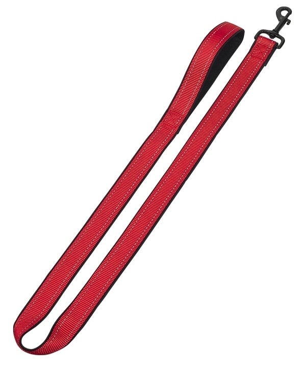 Nobby Classic Reflect Soft vodítko - červené 120cm/15-20mm