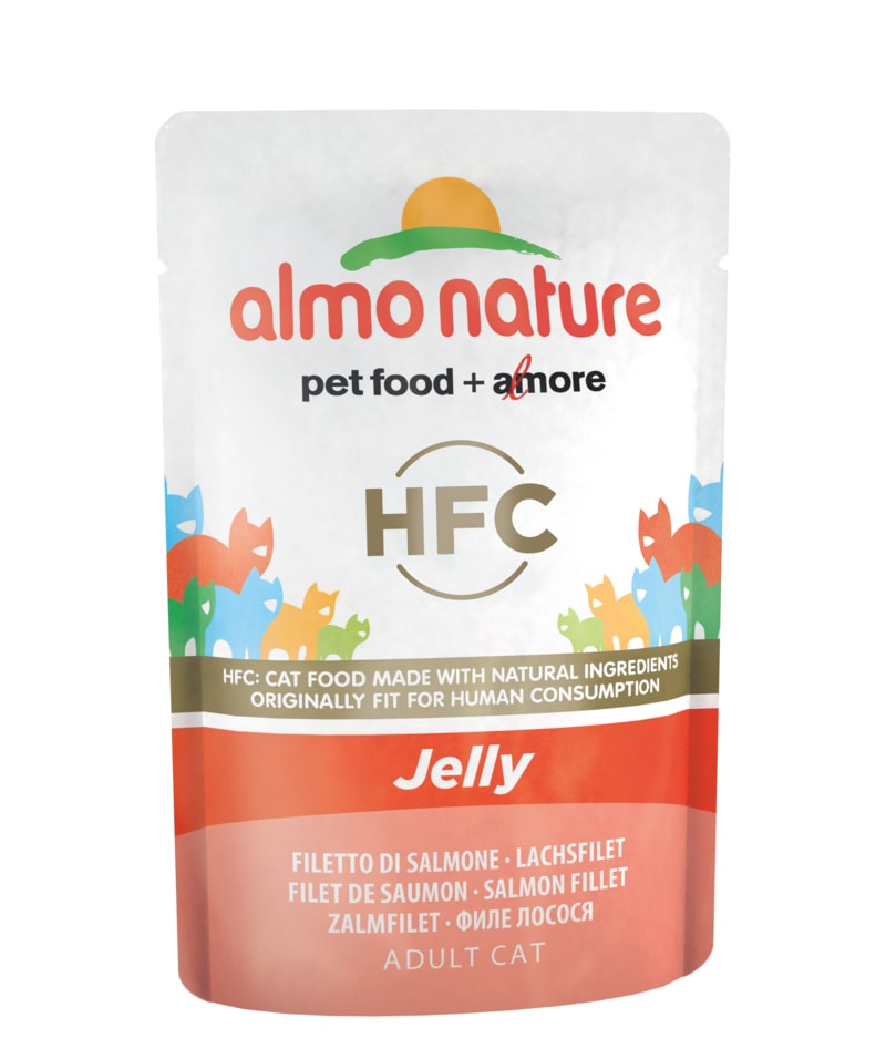 Almo Nature HFC Jelly - Losos v želé 55g