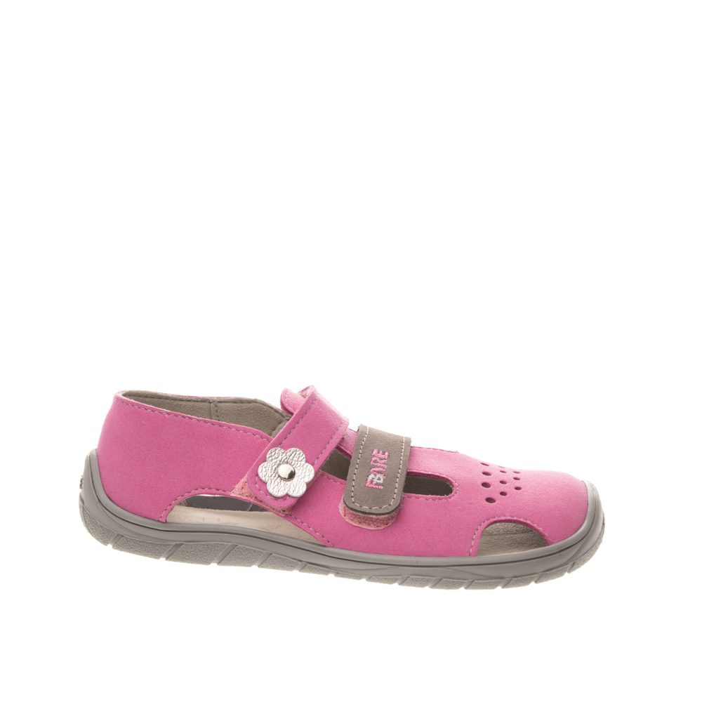 FARE BARE ECONOMIC SANDÁLY B JUNIOR Pink Grey - 28