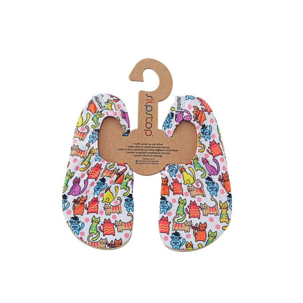 SLIPSTOP FUNNY CATS Dětské capáčky 33–35