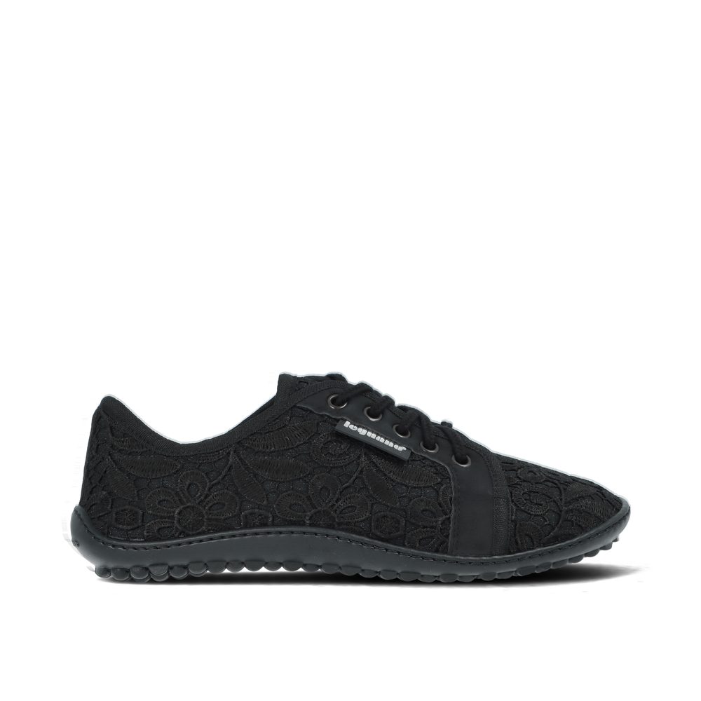 Leguano AMALFI Black Dámské barefoot tenisky