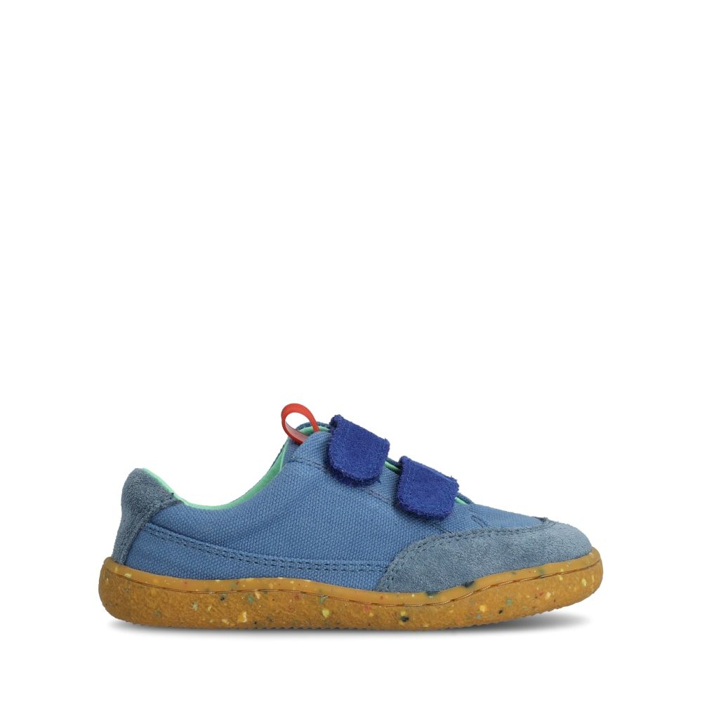 GROUNDIES AMSTERDAM Blue Dětské barefoot tenisky