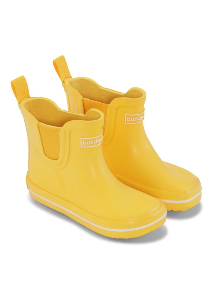 BUNDGAARD SHORT CLASSIC RUBBER BOOT Yellow Dětské barefoot holínky