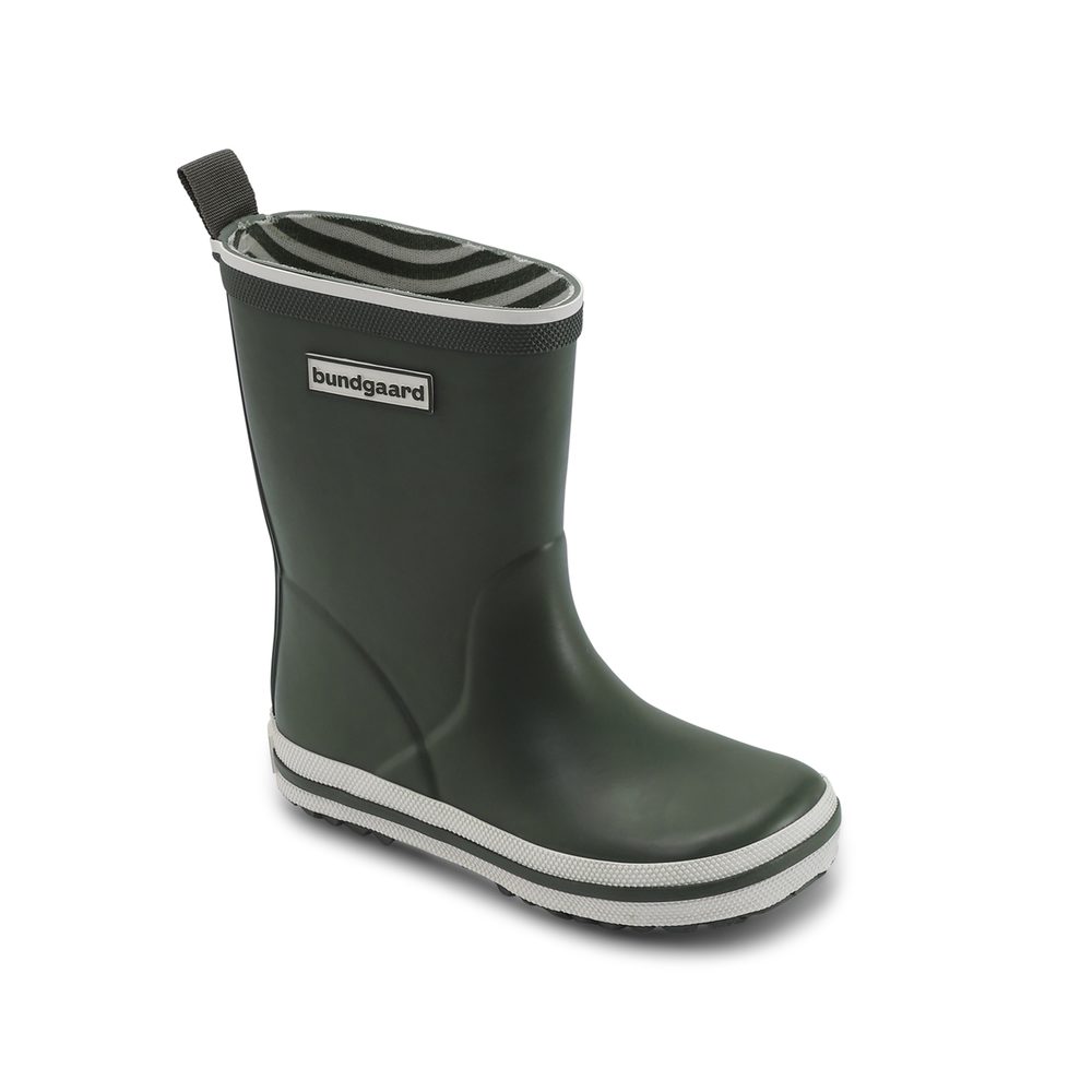 BUNDGAARD CLASSIC RUBBER BOOT Army | Dětské barefoot holínky - 25