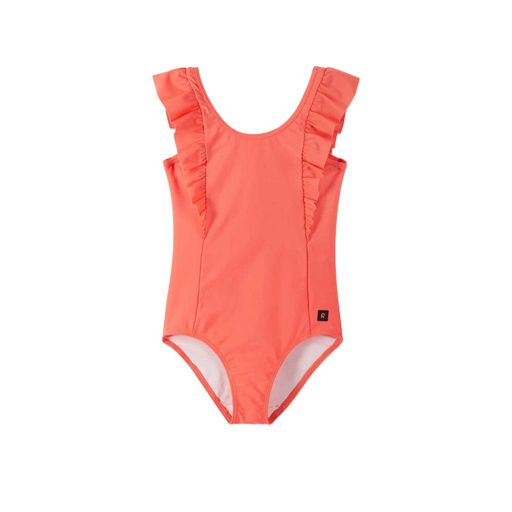 REIMA DÍVČÍ JEDNODÍLNÉ UV PLAVKY KROOLIIN Misty Red