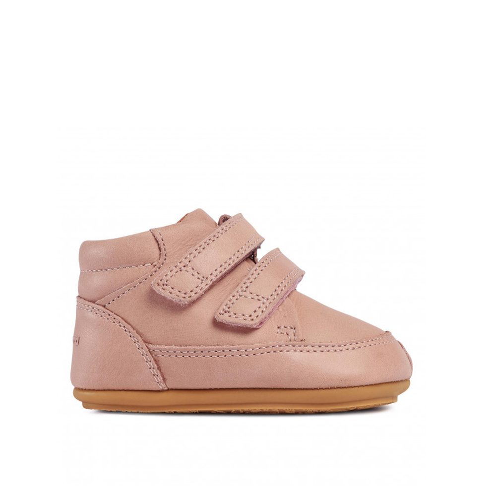 BUNDGAARD PREWALKER II VELCRO Old Rose WS  | Dětské celoroční barefoot boty - 20