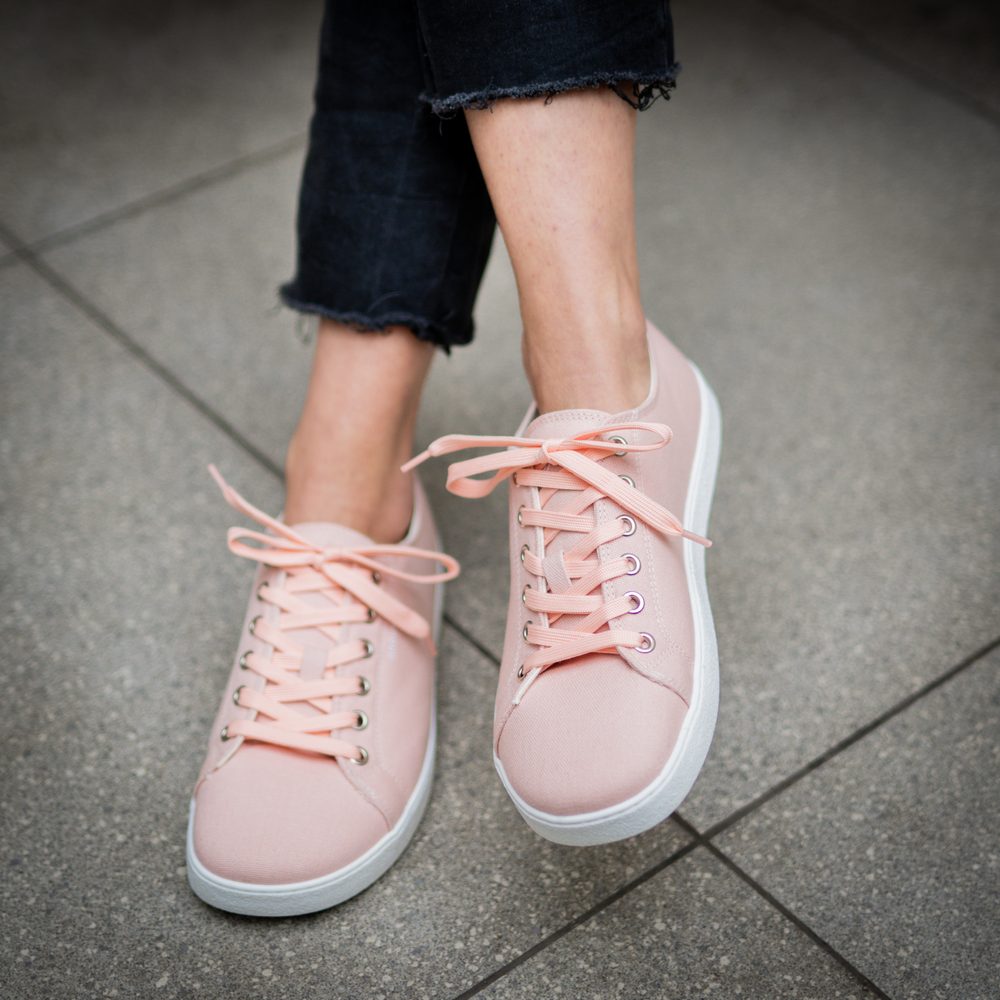 GROUNDIES LIMA Salmon Dámské barefoot tenisky