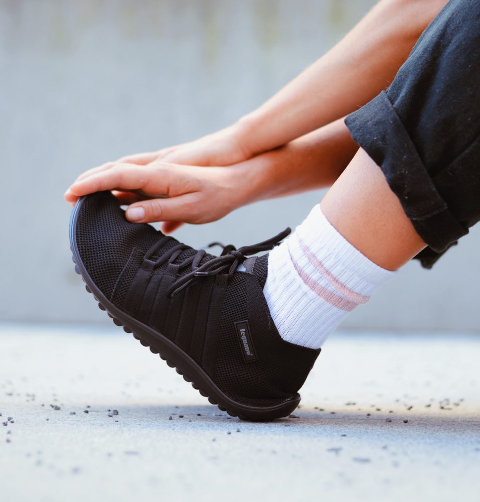 Leguano BEAT Black Barefoot tenisky