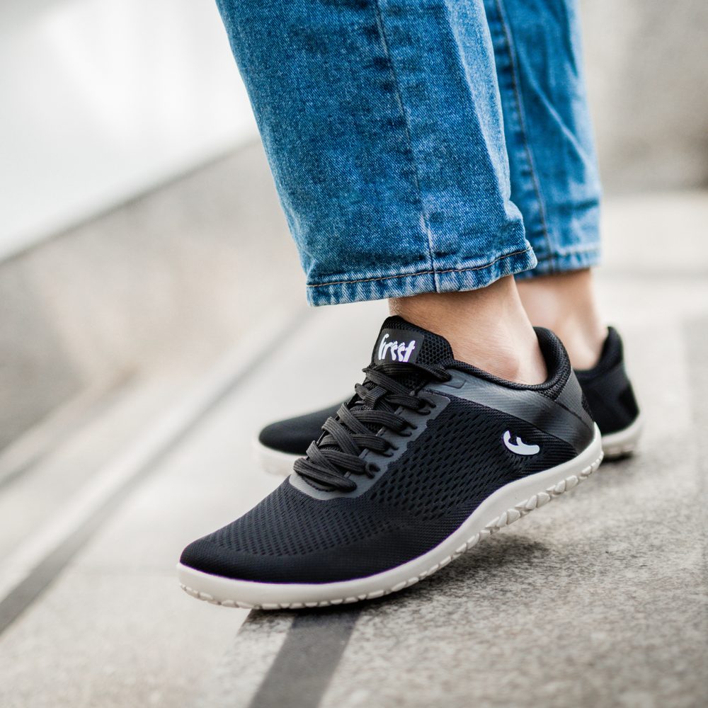 FREET VIBE Black Barefoot sportovní tenisky