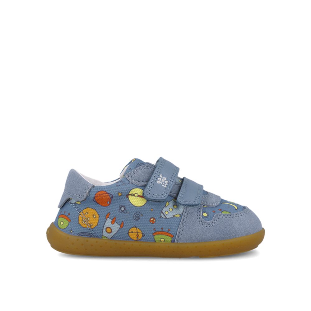 GARVALÍN TENISKY CANVAS Indigo Dětské barefoot tenisky