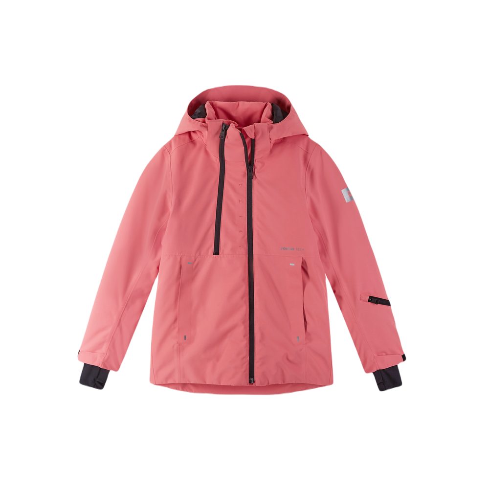 REIMA SOFTSHELL ZIMNÍ BUNDA PERILLE Pink Coral - 104