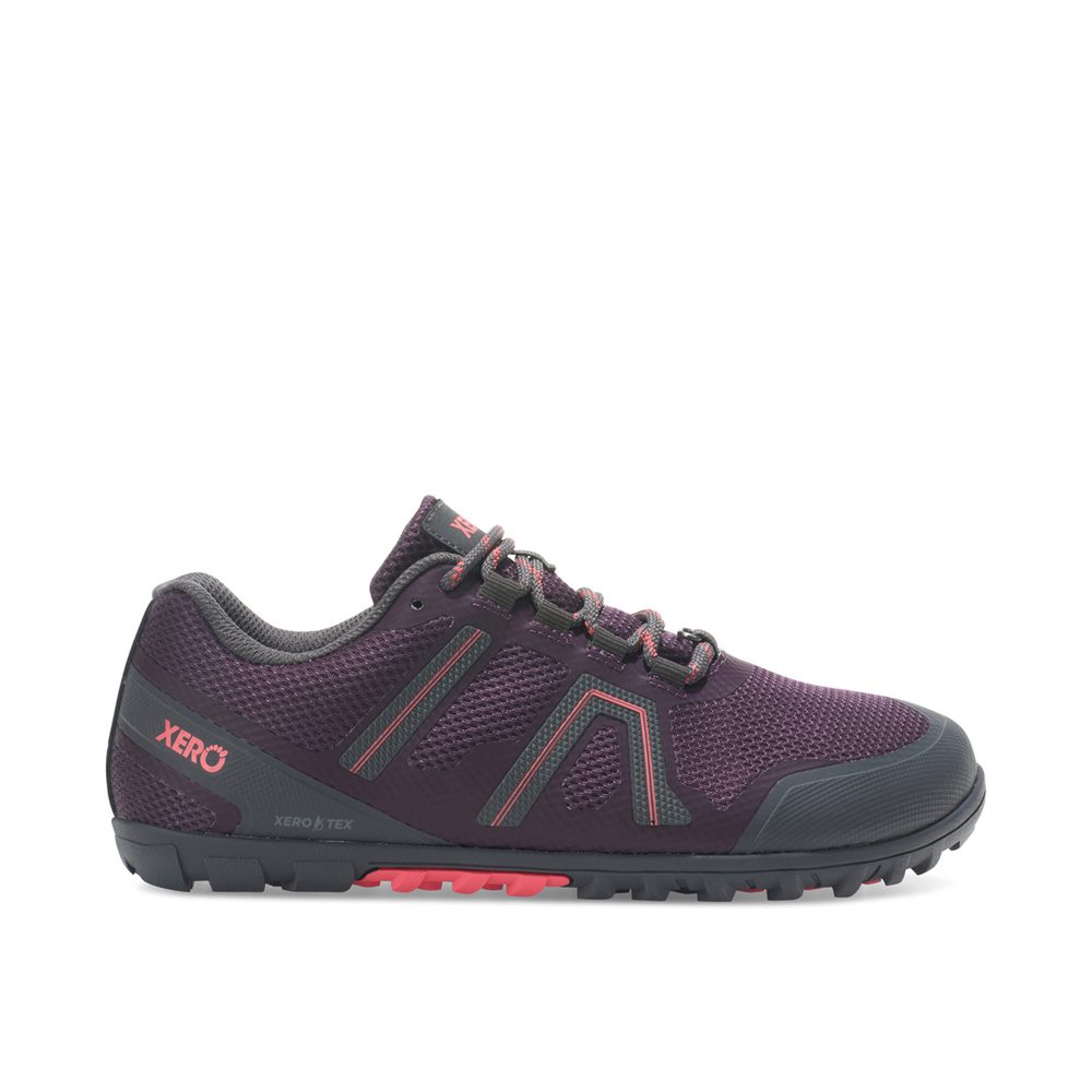 Xero Shoes MESA TRAIL II WP W Plum Perfect/Sunset Coral Dámské sportovní barefoot boty