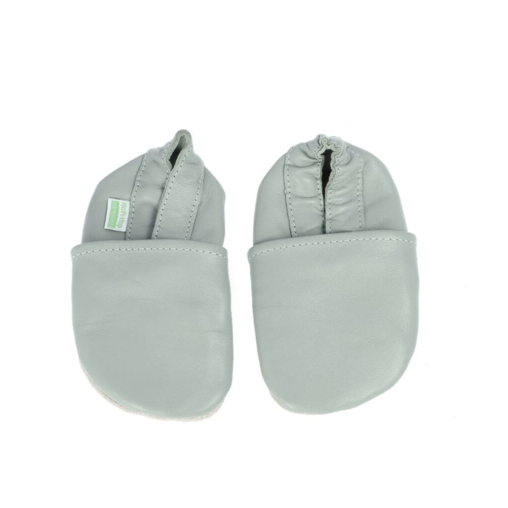 HOPI HOP BAREFOOT KOŽENÉ CAPÁČKY Šedé 22–23