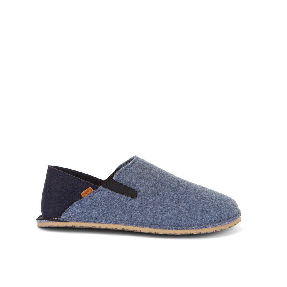 FRODDO SLIP-ON WOOLY Denim | Barefoot přezůvky - 38