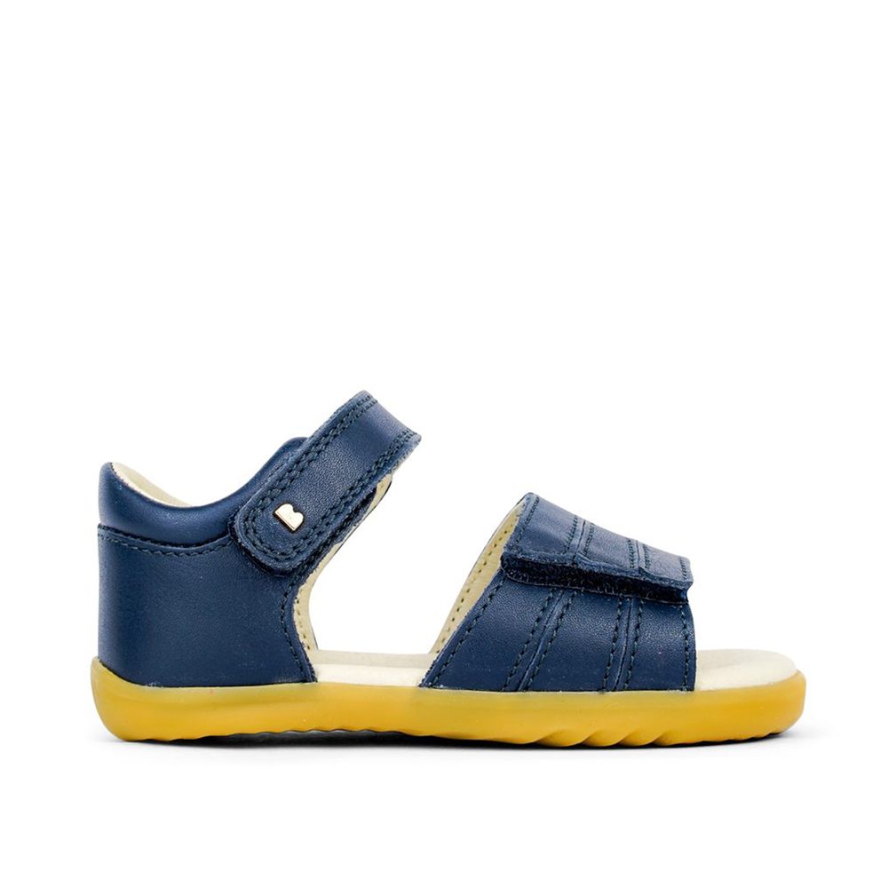 BOBUX HAMPTON Navy SU Dětské barefoot sandály