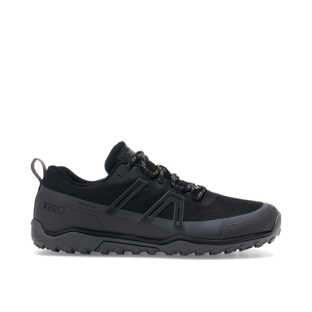 Xero Shoes SCRAMBLER TRAIL LOW WP Black / Asphalt Barefoot outdoorové boty