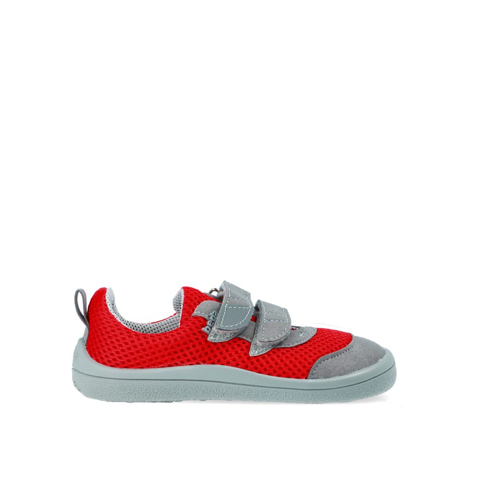 BEDA TENISKY BF 0003/SK/W REDDY Red Dětské barefoot tenisky