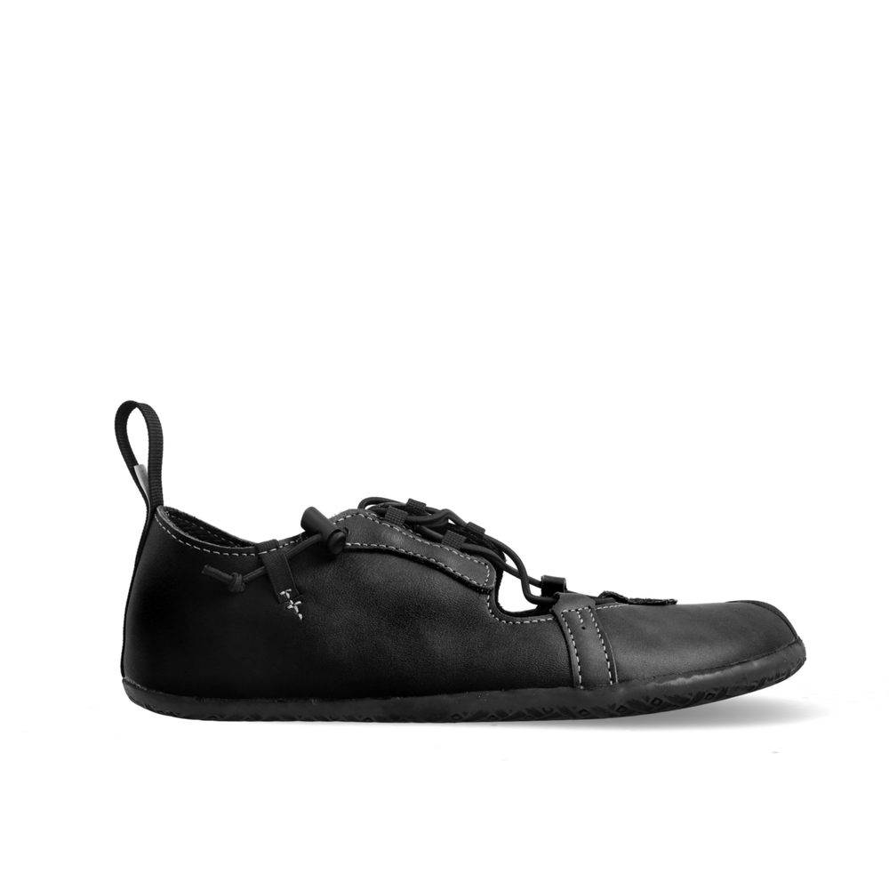 SALTIC ARWEN Black Nappa Dámské barefoot baleríny