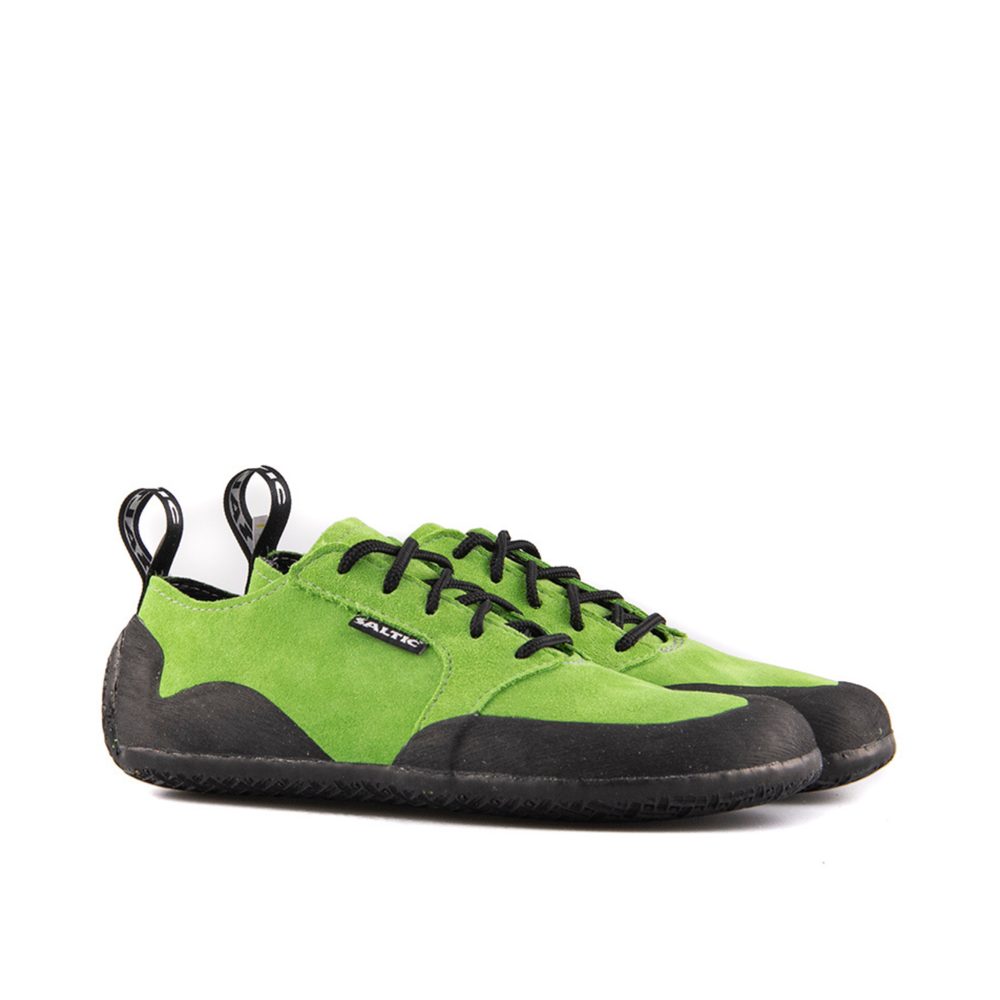 SALTIC OUTDOOR FLAT Green Outdoorové barefoot boty