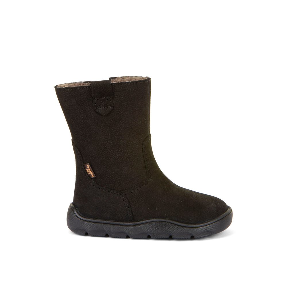 Froddo dívčí zimní barefoot kozačky ZERU TEX BOOT G3160242 1 černá