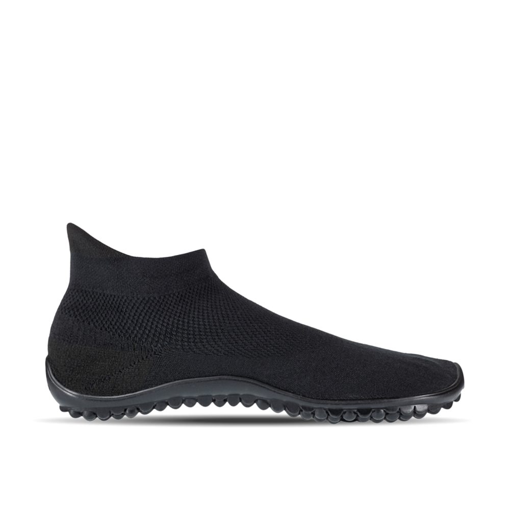 Leguano SNEAKER Black Ponožkové barefoot boty 38–39