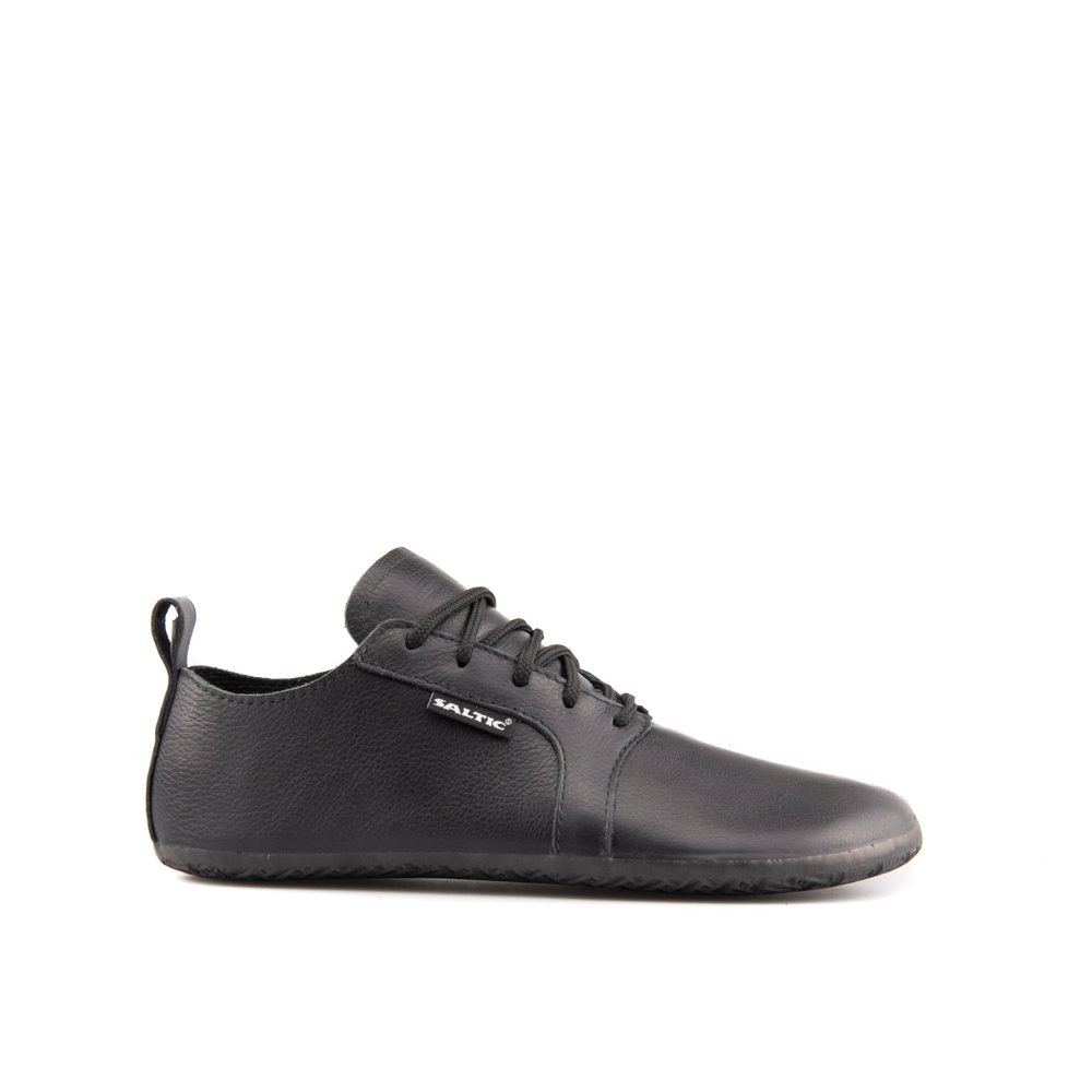 SALTIC SMART Black Nappa Barefoot tenisky