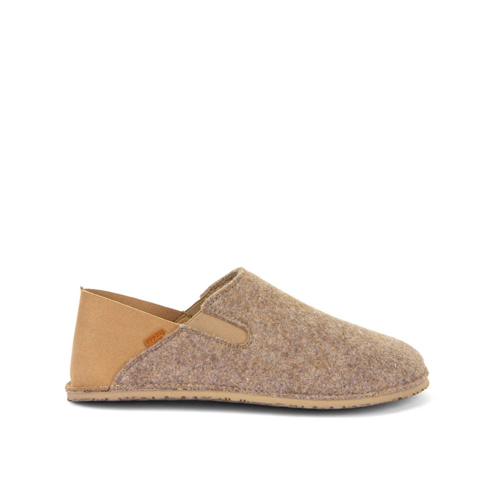 FRODDO SLIP-ON WOOLY Beige | Barefoot přezůvky - 42