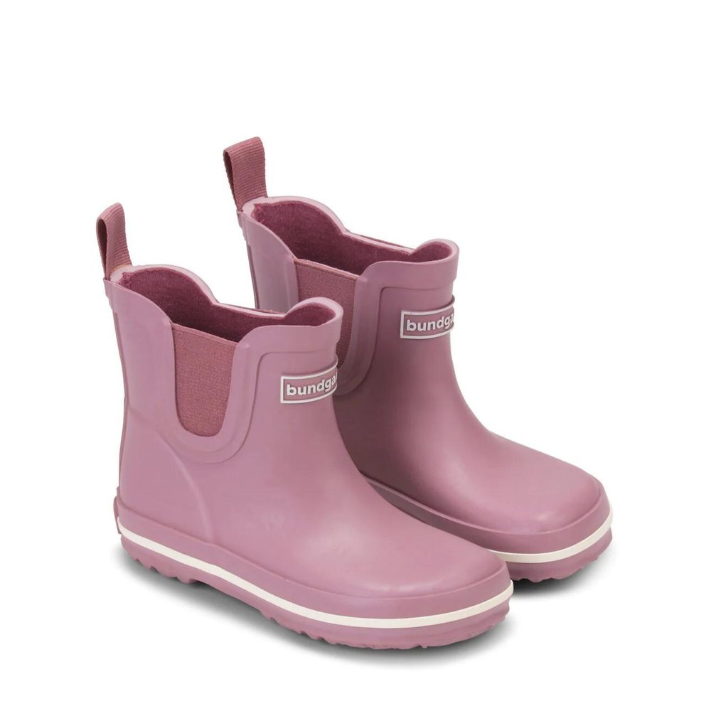 BUNDGAARD SHORT CLASSIC RUBBER BOOT Dark Rose Dětské barefoot holínky