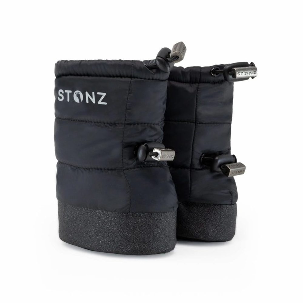 STONZ BOOTIE PUFFER Black | Dětské barefoot návleky na nohy - 16–17