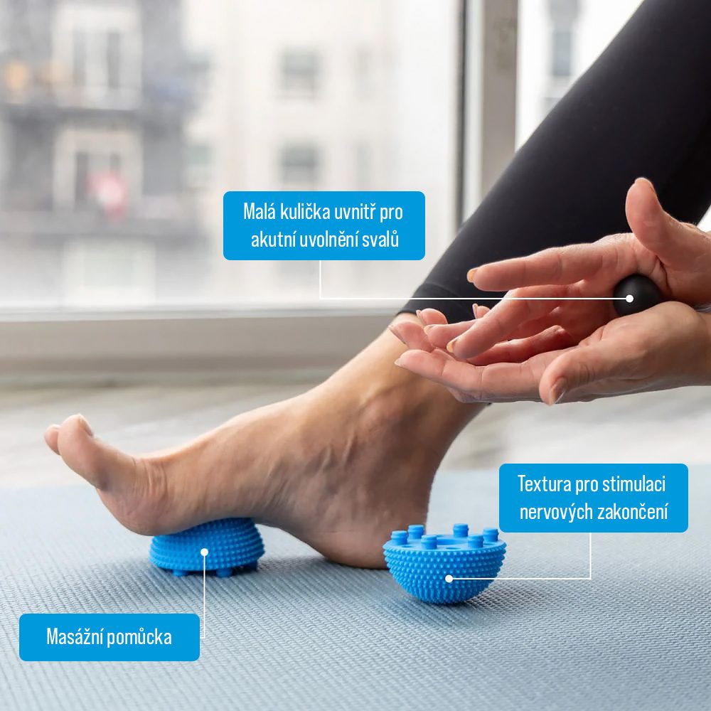 NABOSO Neuro Ball – pomůcka pro uvolnění nohou a masáž svalů