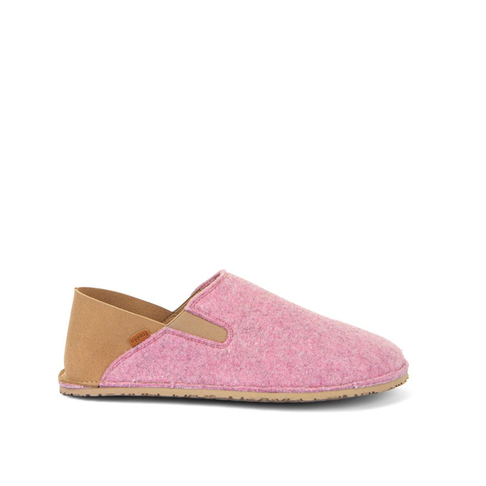 FRODDO SLIP-ON WOOLY Pink | Barefoot přezůvky - 37