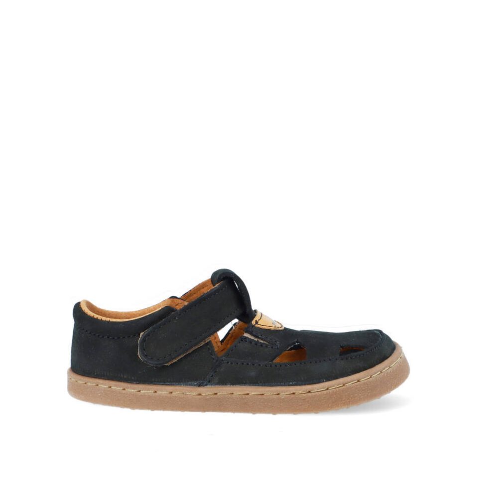 PEGRES SANDÁLKY BF21 Black Dětské barefoot sandály