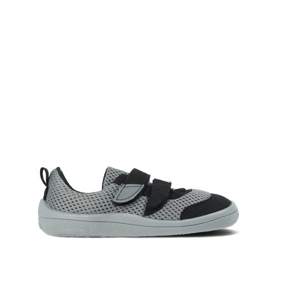 BEDA TENISKY BF 0003/SK/W ALEX Grey Dětské barefoot tenisky