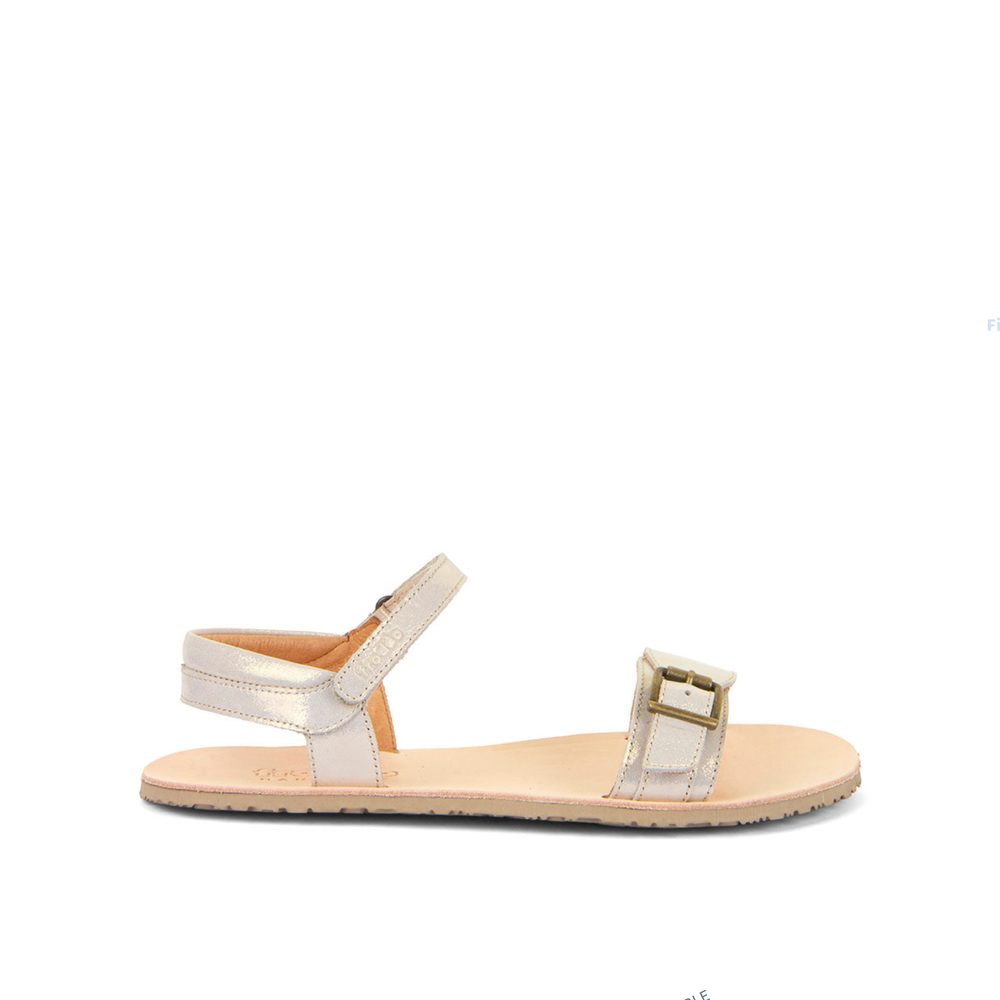 FRODDO SANDAL FLEXY BOUCLE Gold Shine Barefoot sandály