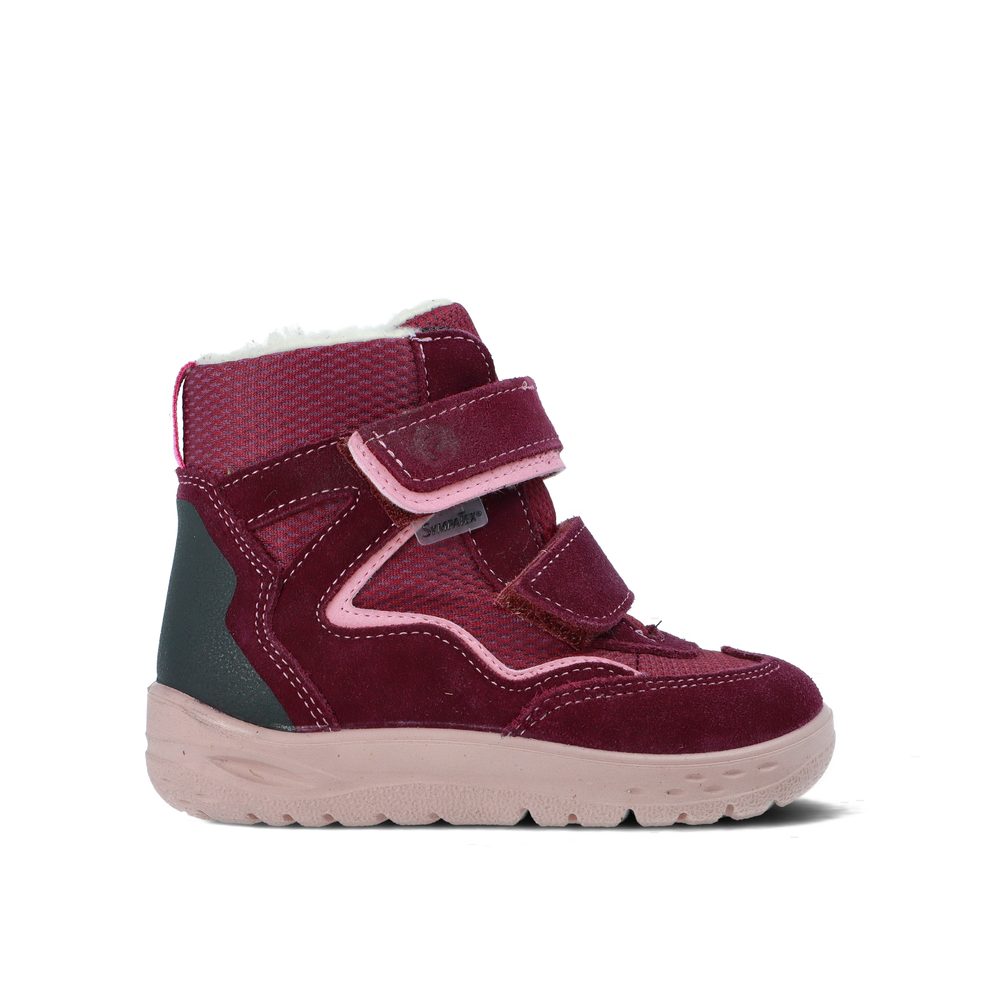 RICOSTA SIKU Merlot Dětské zimní zateplené barefoot boty