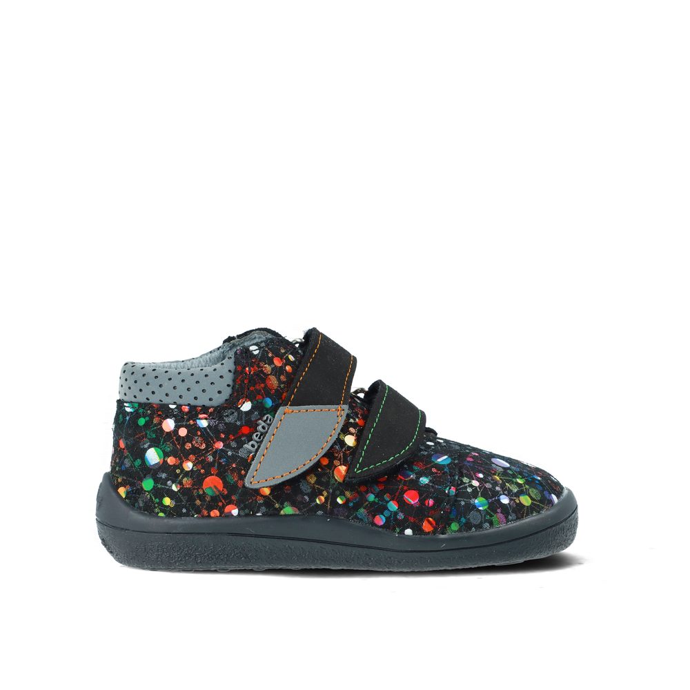 BEDA CELOROČNÍ VELUR BF0001/W/M/TS PARROT Dětské celoroční barefoot boty