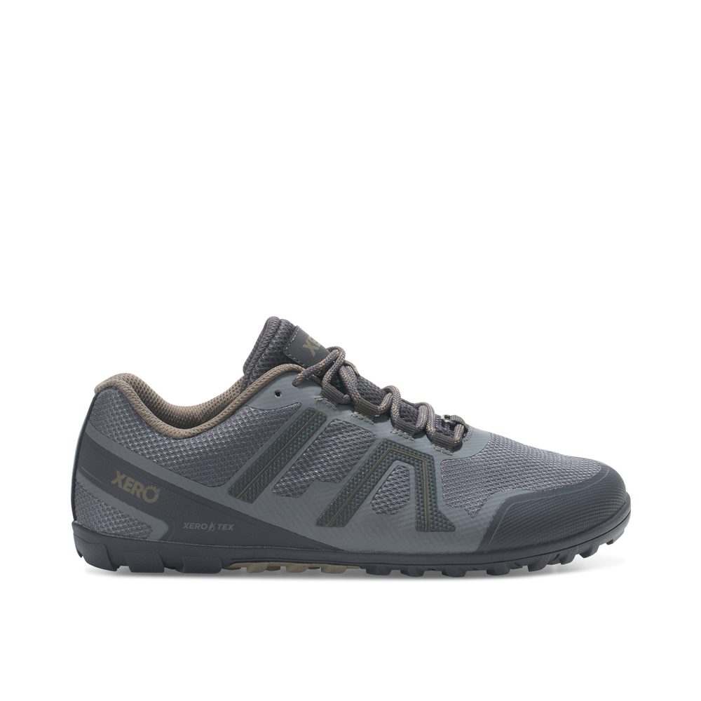 Xero Shoes MESA TRAIL WP M Steel Gray / Asphalt Pánské barefoot sportovní boty