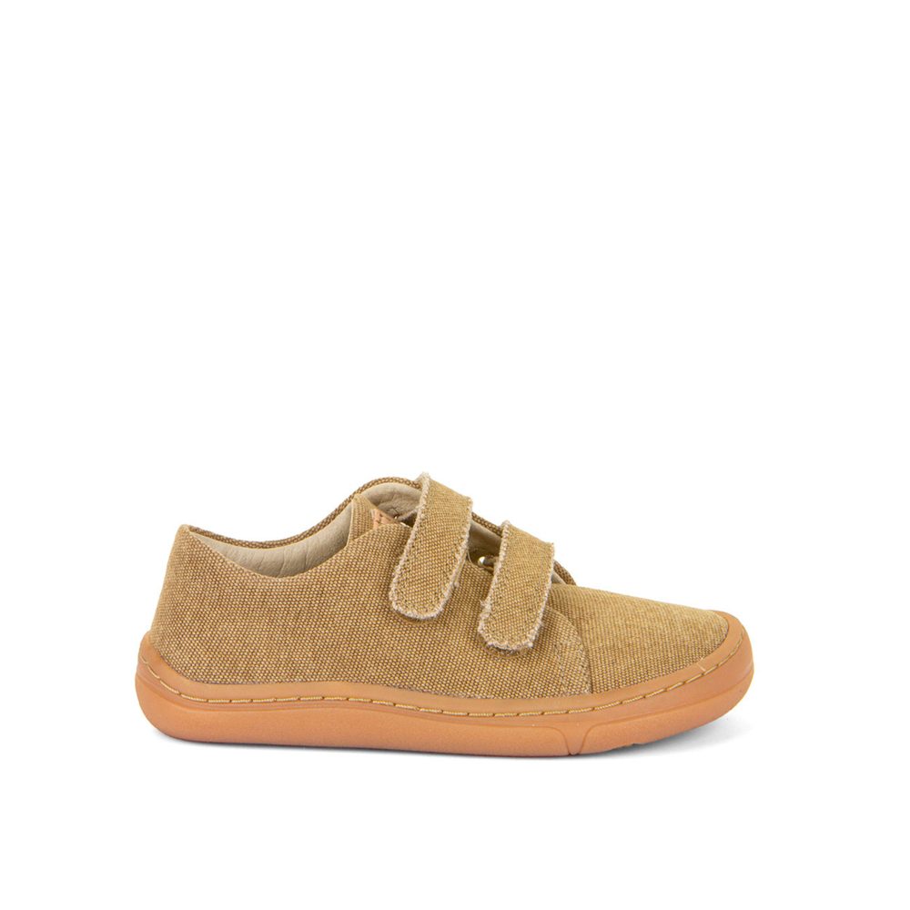 FRODDO SNEAKER VEGAN Beige Dětské barefoot tenisky