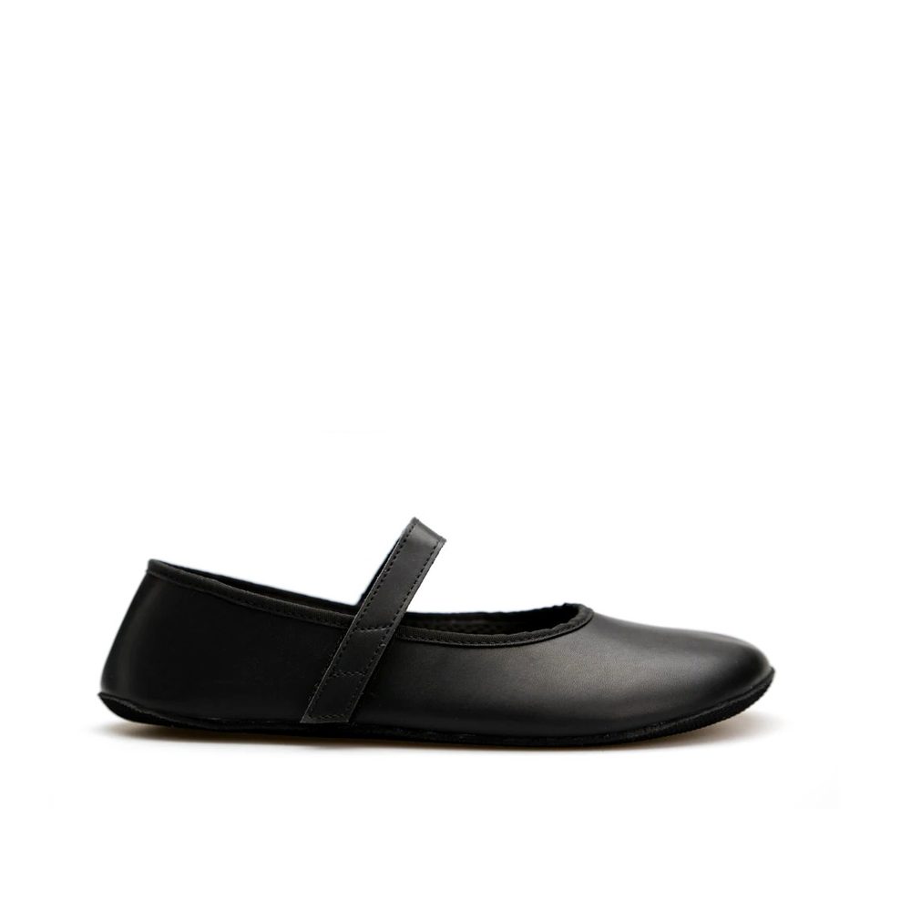 Ahinsa Shoes ANANDA BARE BALERÍNKA Black - 37