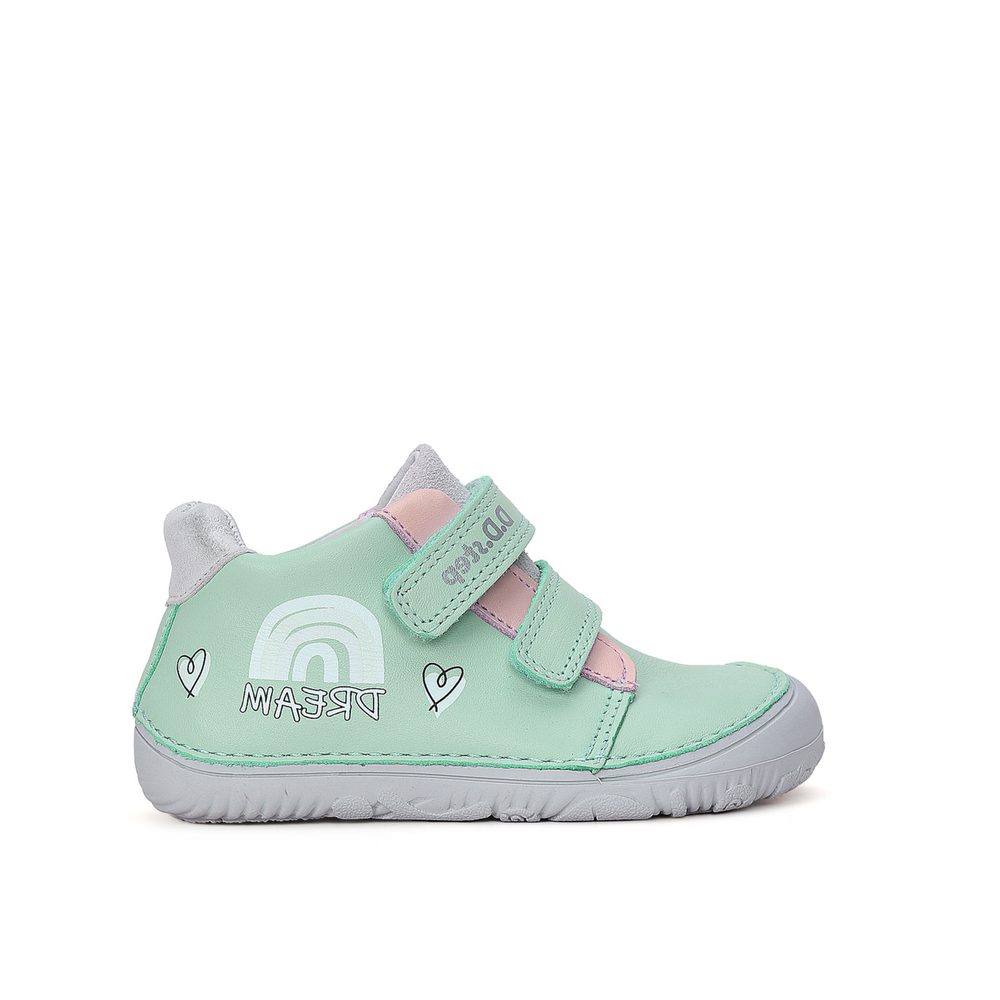 D.D.STEP S073 41578 CELOROČNÍ TENISKY Sea Green Dětské barefoot tenisky