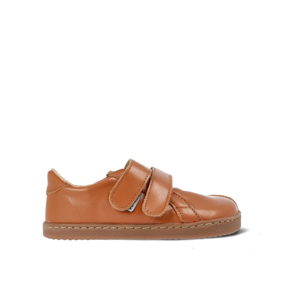 PEGRES CELOROČNÍ TENISKY BF54 0.1 Brown Dětské barefoot tenisky