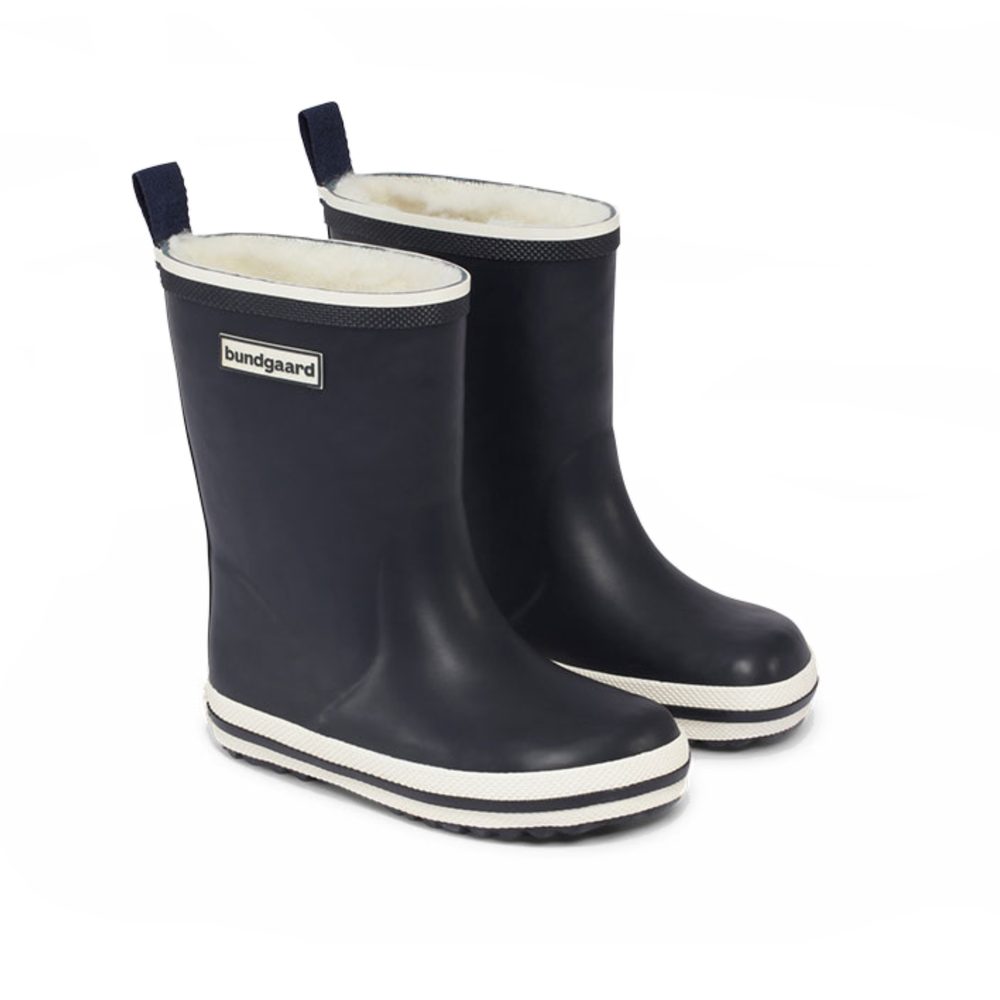 BUNDGAARD CLASSIC RUBBER BOOT WINTER Navy | Dětské barefoot holínky - 32